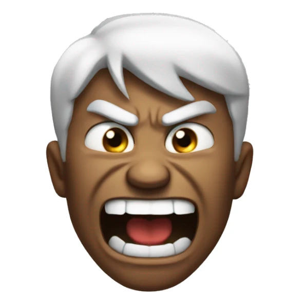 super angry cry laughing sticker