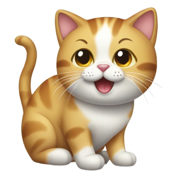 Cat in the beach sticker