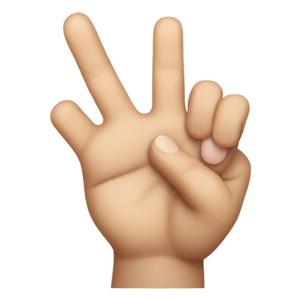 Person sticking middle finger sticker