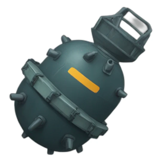 sea mine sticker