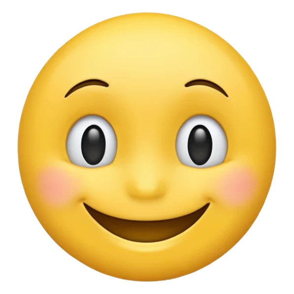 happy face emoji, classic style sticker