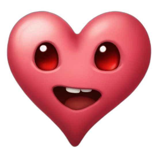 démon heart sticker