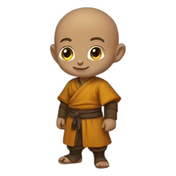 The open hand halfling monk sticker