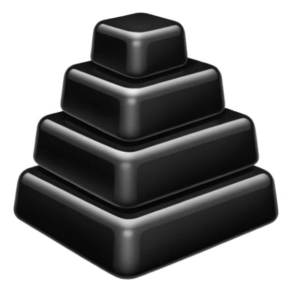 Plastic black sticker