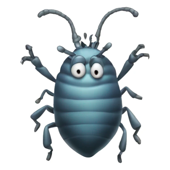 A dancing louse  sticker
