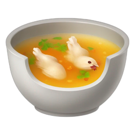chicken soup sticker