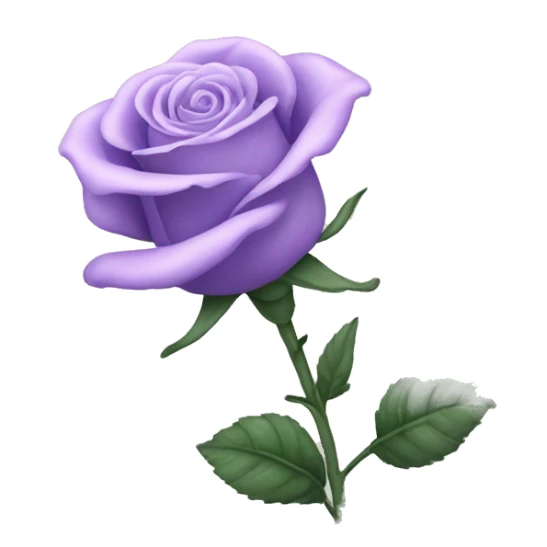 Lavender rose sticker