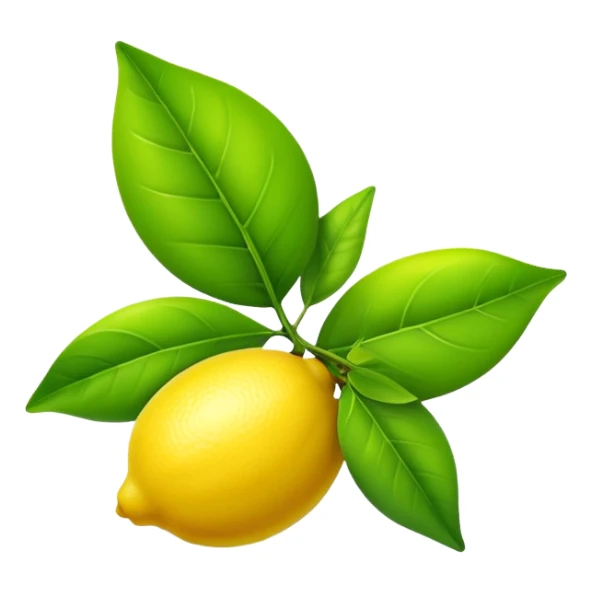 lemon leaf sticker
