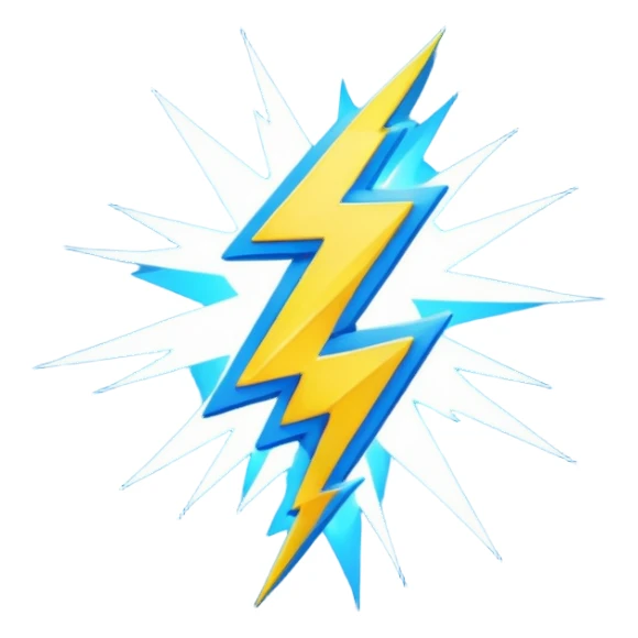 lightning sticker