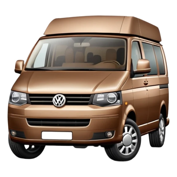 brown VW T5 sticker