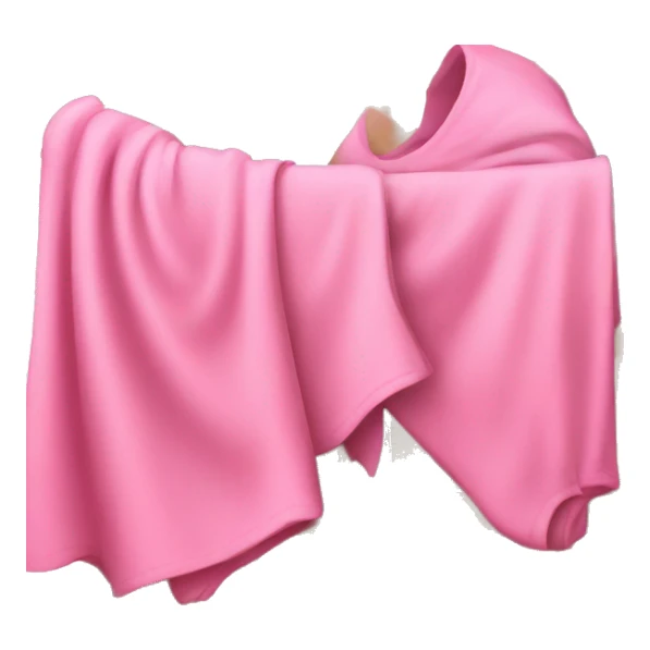 laundry basket with pink clothing inside sticker