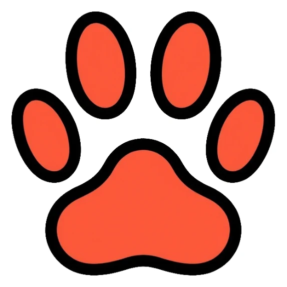 paw print sticker