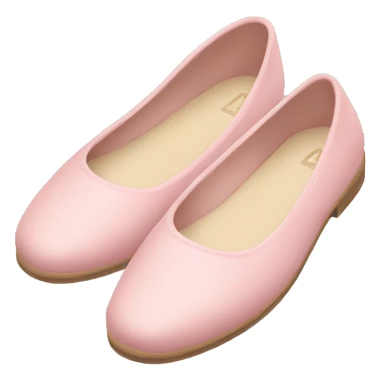 Pastel pink flats sticker