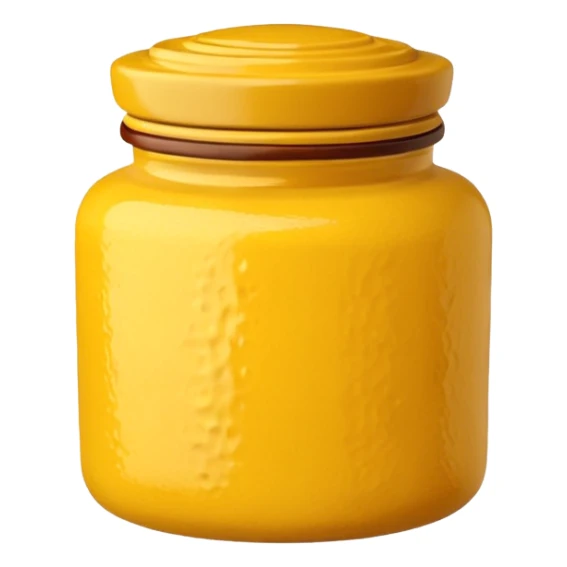 yellow Spice Jar sticker