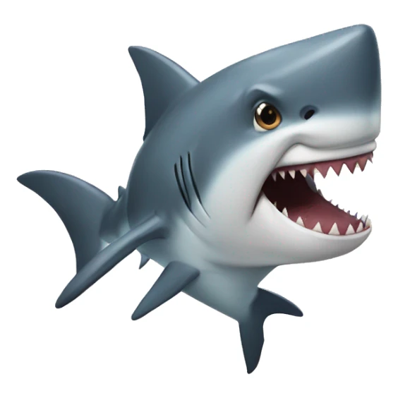 Shark kiss sticker