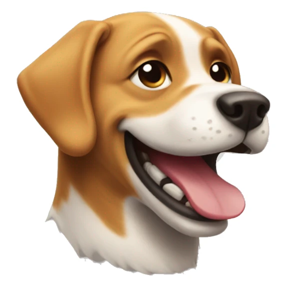 Dog smile sticker