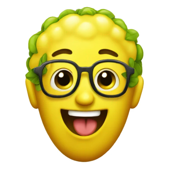 Afro Happy Lemon sticker