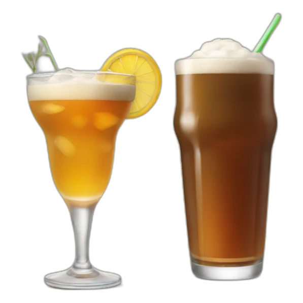 Pint and cocktail sticker