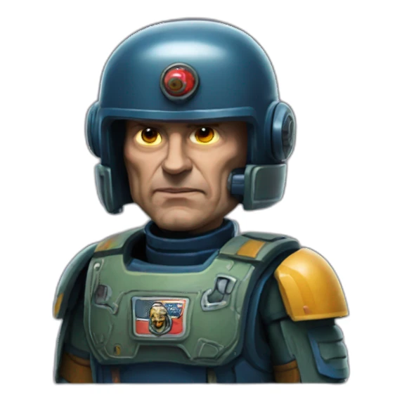 bill paxton gritty space marine sticker