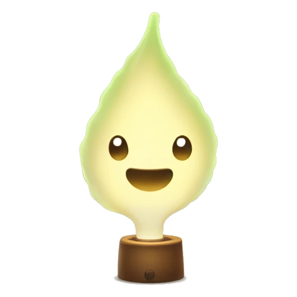 Glowy Leaf lamp sticker