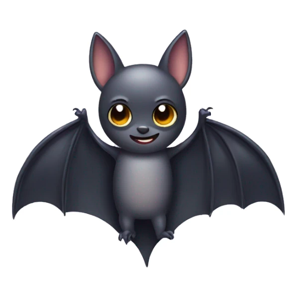 Bat with bow sticker