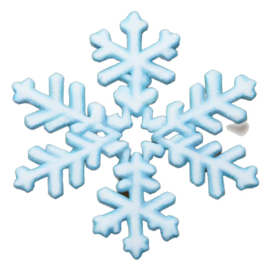 snow flakes sticker