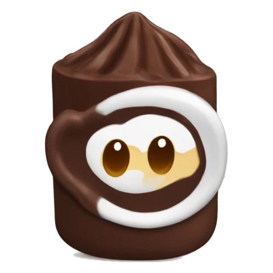 Chocolate cocoa sticker