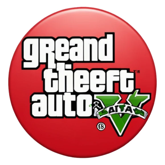 GTA 5 logo sticker