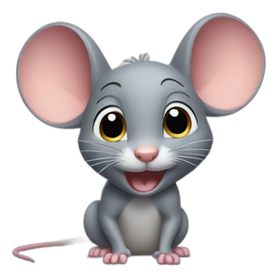 Little mouse looks like a pixar character  sticker