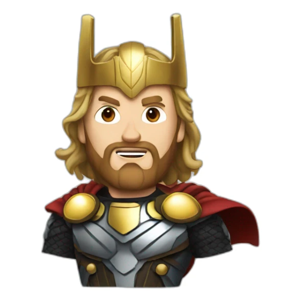 Thor king sticker