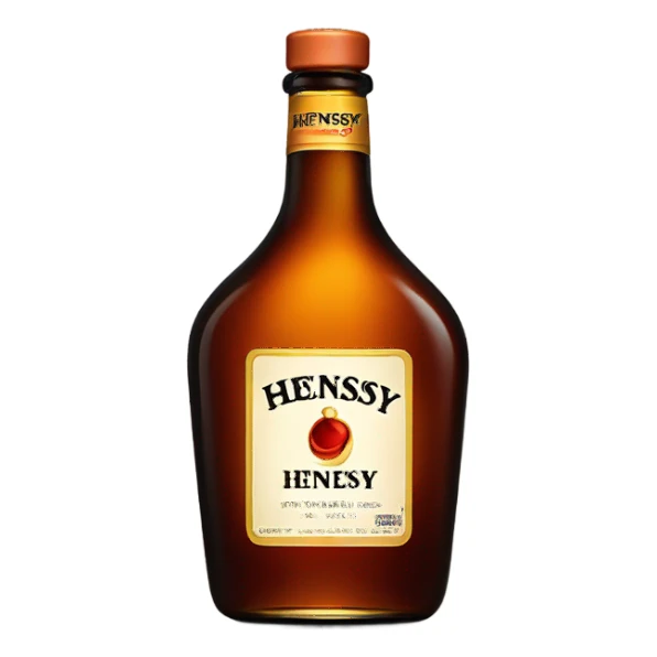 Bottle of Hennessy  sticker