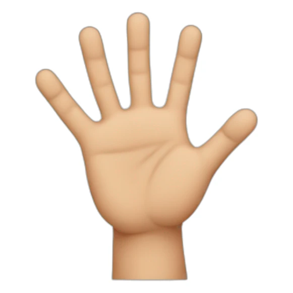 a hand with all the fingers down except for the middle one sticker