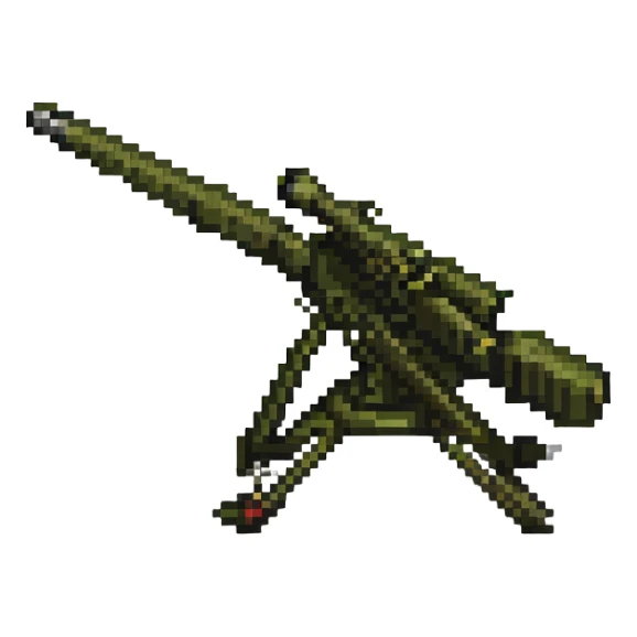 Soviet anti-aircraft gun sticker