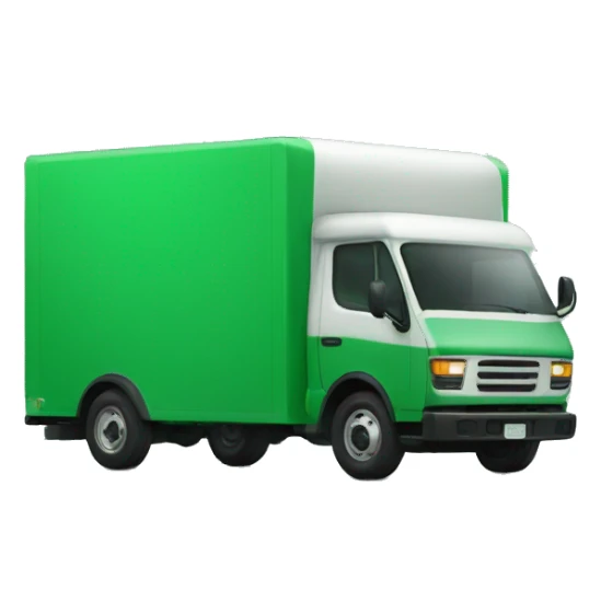 Green box truck sticker