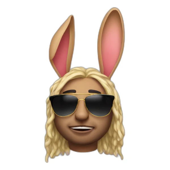 Bad bunny, Latin artist sticker