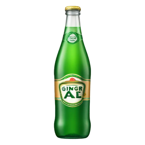 Bottle of Ginger ale  sticker