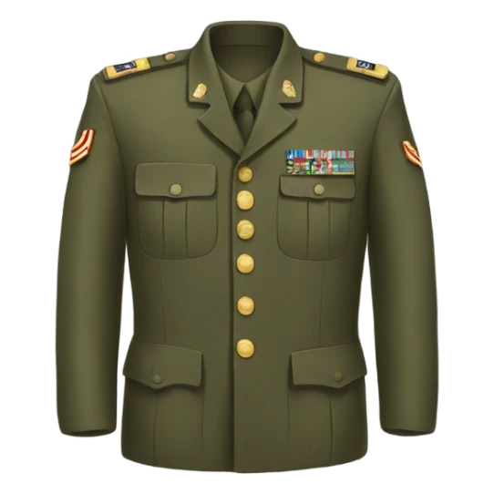 military uniform sticker