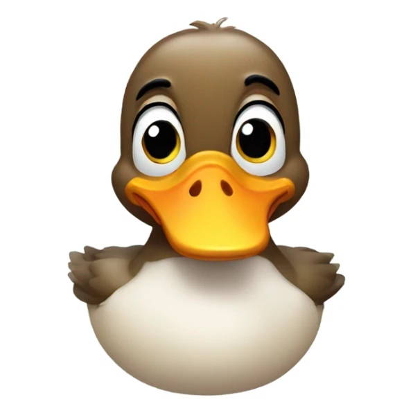 Duck with Teary Eyes sticker
