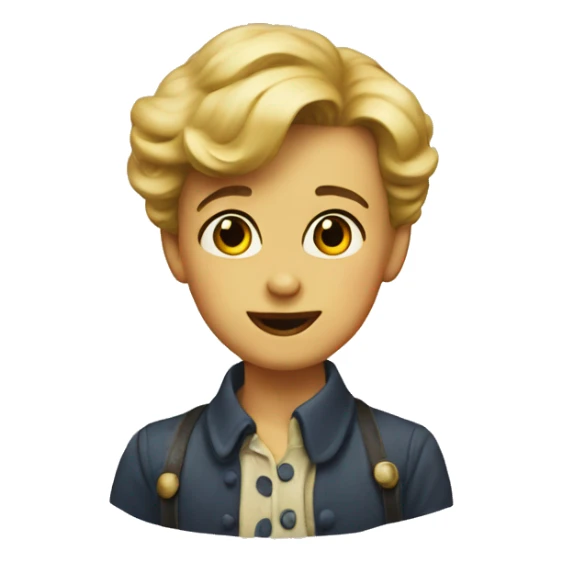 Vintage cute sticker