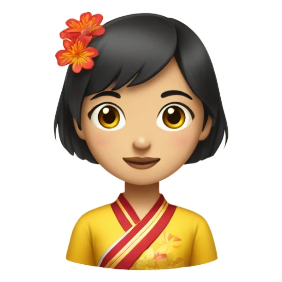 Vietnamese girl  sticker