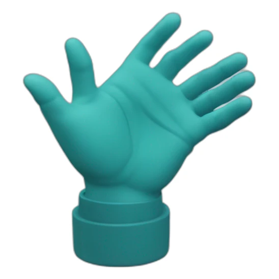 Mi-pressure diving hand sign sticker