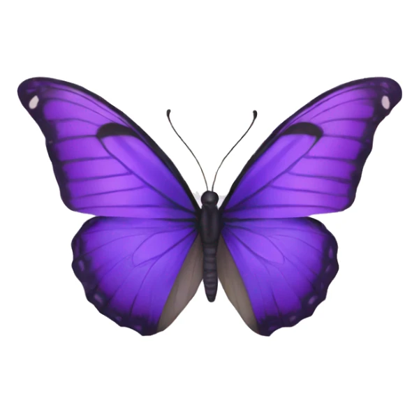 sanctuary butterfly purple sticker