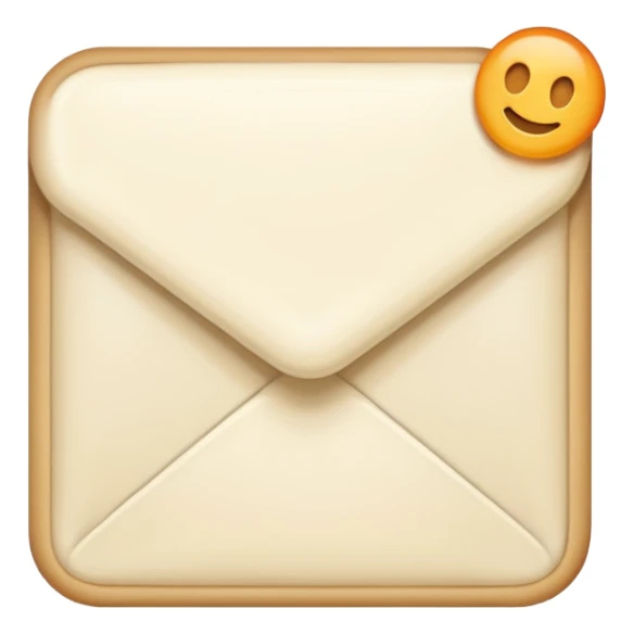 Letter colored Creamy sticker