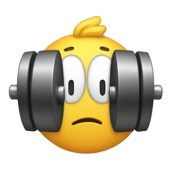 dumbell sticker