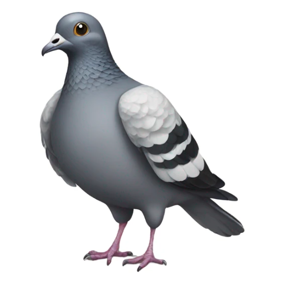 Pigeon in dress  sticker