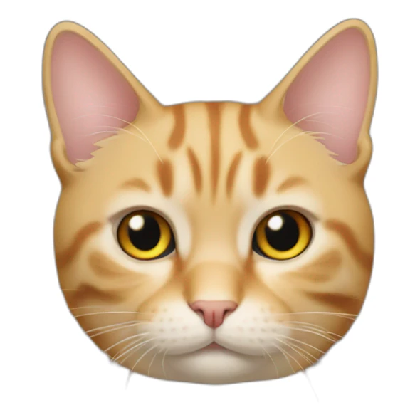 a cat that looks like trump sticker