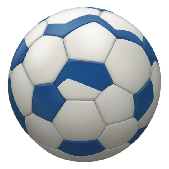 bola de futebol azul sticker