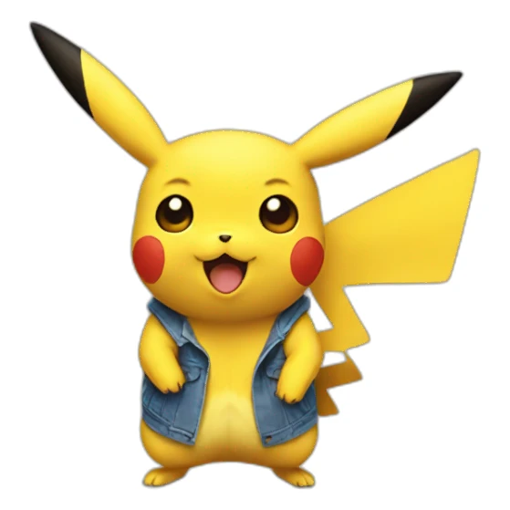 Pikachu emoji sticker