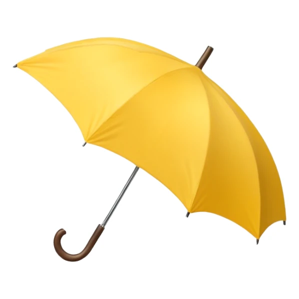 yellow umbrella sticker