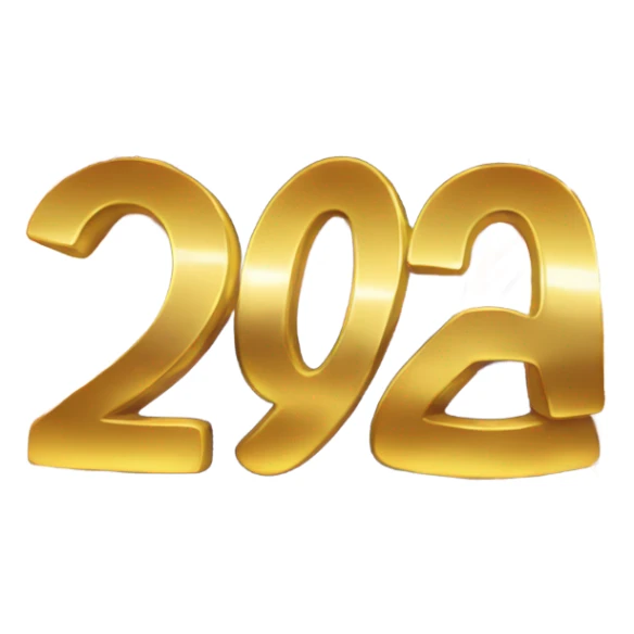 The number 2024 with fireworks behind it  sticker